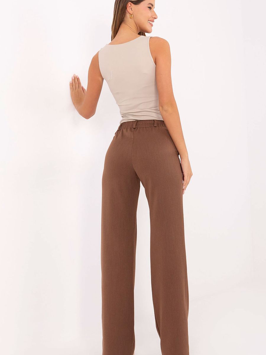 Pantalones Elegantes Corte Recto Mujer