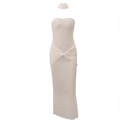 Vestido Sirena de Lentejuelas Escote Envolvente