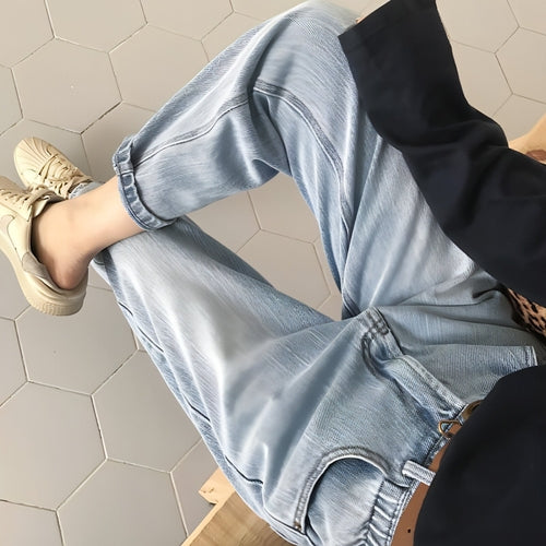 Jeans Retro Corte Recto Talle Alto
