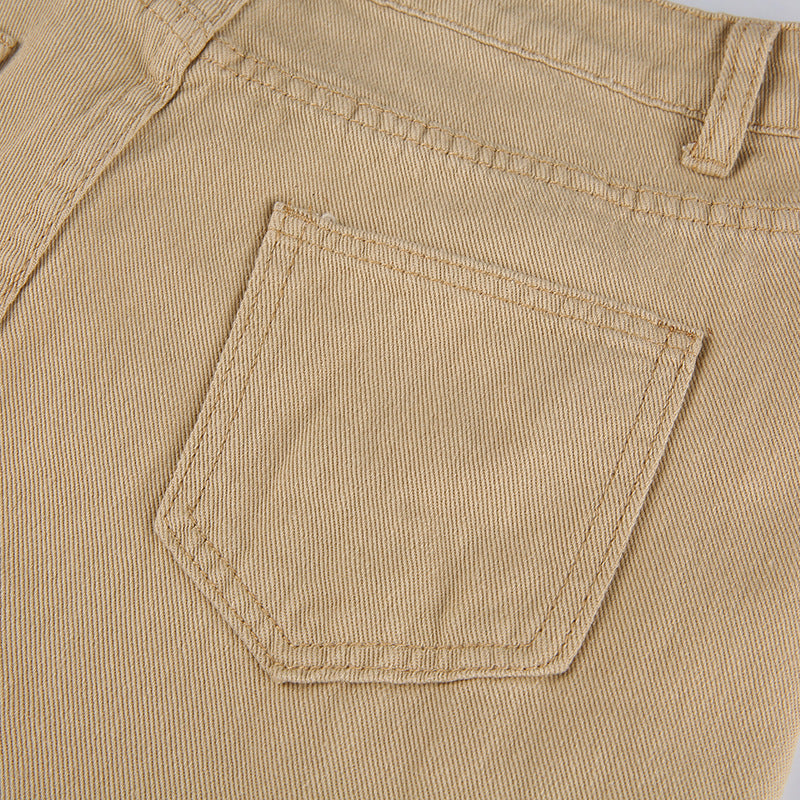 Jeans Cintura Alta Pata de Elefante Retro