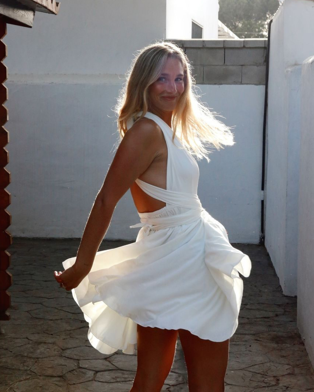 INFINITY MINI DRESS BRIDE-0