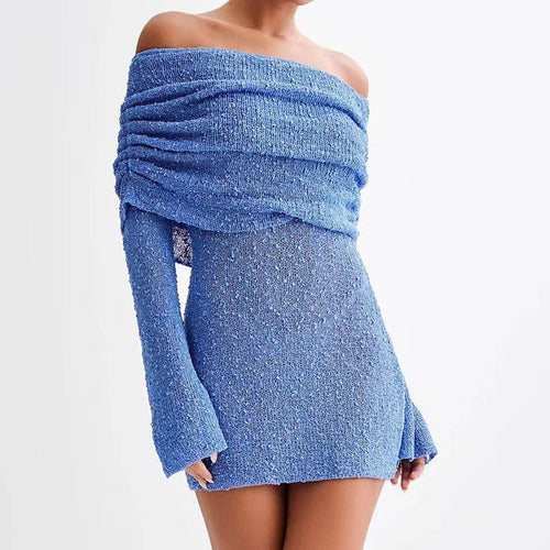 Vestido Bodycon de Punto Escote Bote