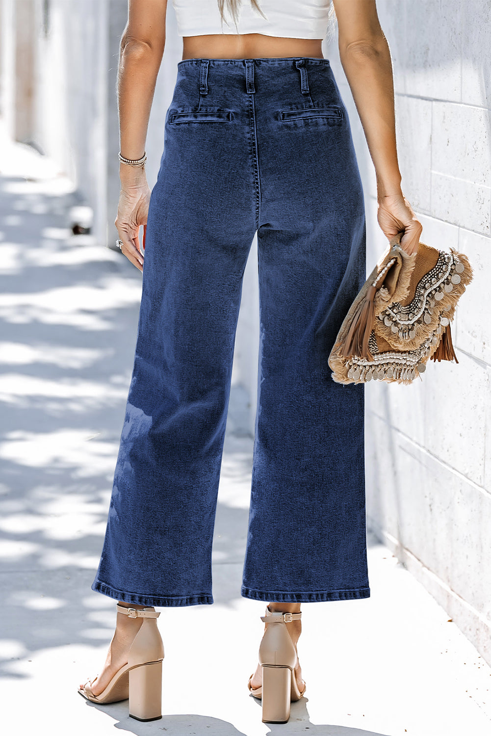 Mckinley Wide Leg Cropped Jeans-1
