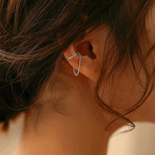 Ear Cuff Sin Pendiente Estilo Minimalista