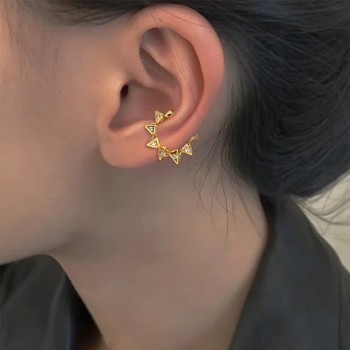 Ear Cuff Sin Pendiente Estilo Minimalista