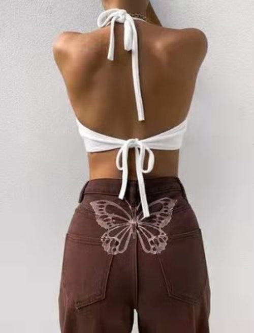 Jeans Talle Alto Estampado Urban Print