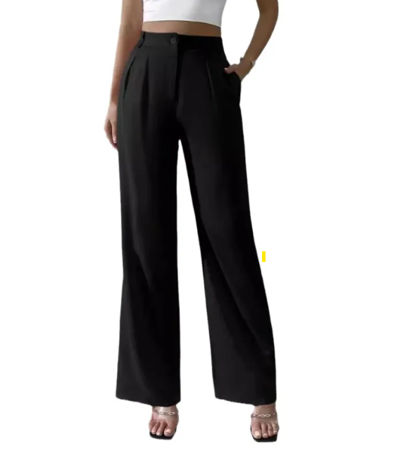 Pantalones Formales Corte Recto Elegantes
