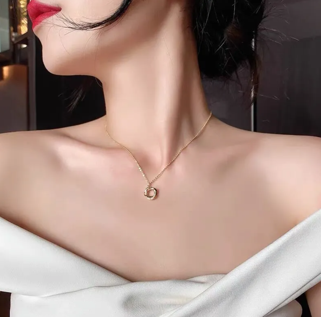 Collar Cadena de Clavícula Minimalista Dorado