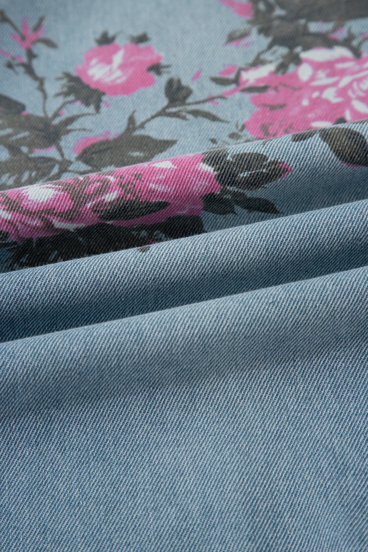 Esme Floral Print Bootcut Jeans-4