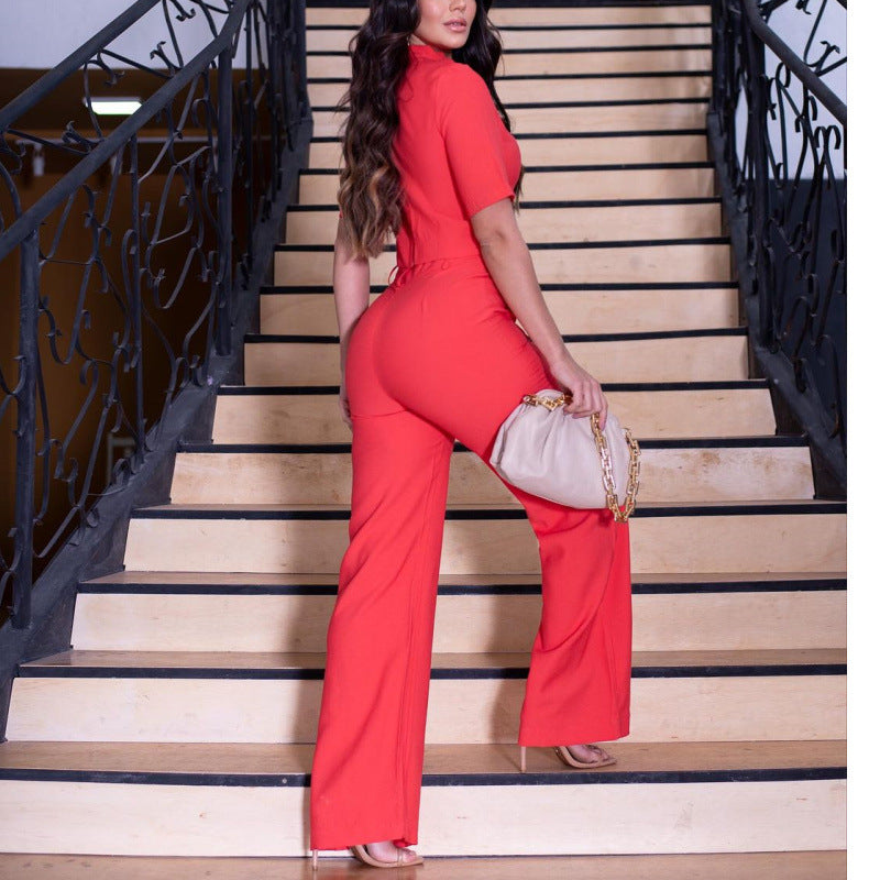 Conjunto Casual Top y Pantalón Cintura Alta